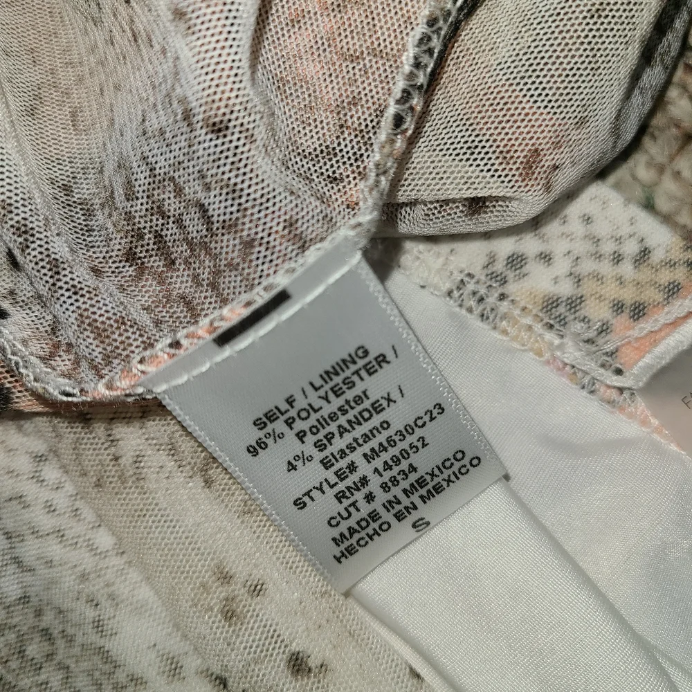 2/$40 NWT 3 piece Fashion Nova bikini coverup set sun suit snake island charmer - Picture 8 of 12